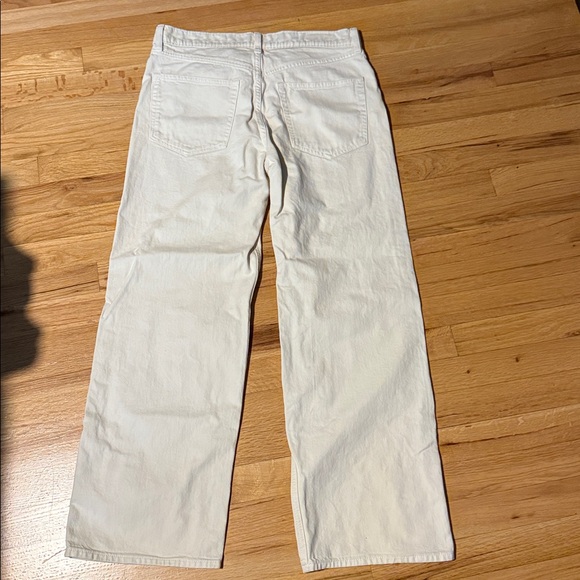 GAP Women’s Cream Low Stride Wide Leg Jeans - Picture 3 of 3